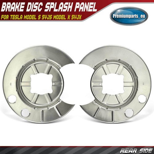 Pair brake disc dust cover - disc,