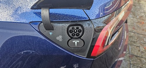 Tesla ccs charge port cap - charge,
